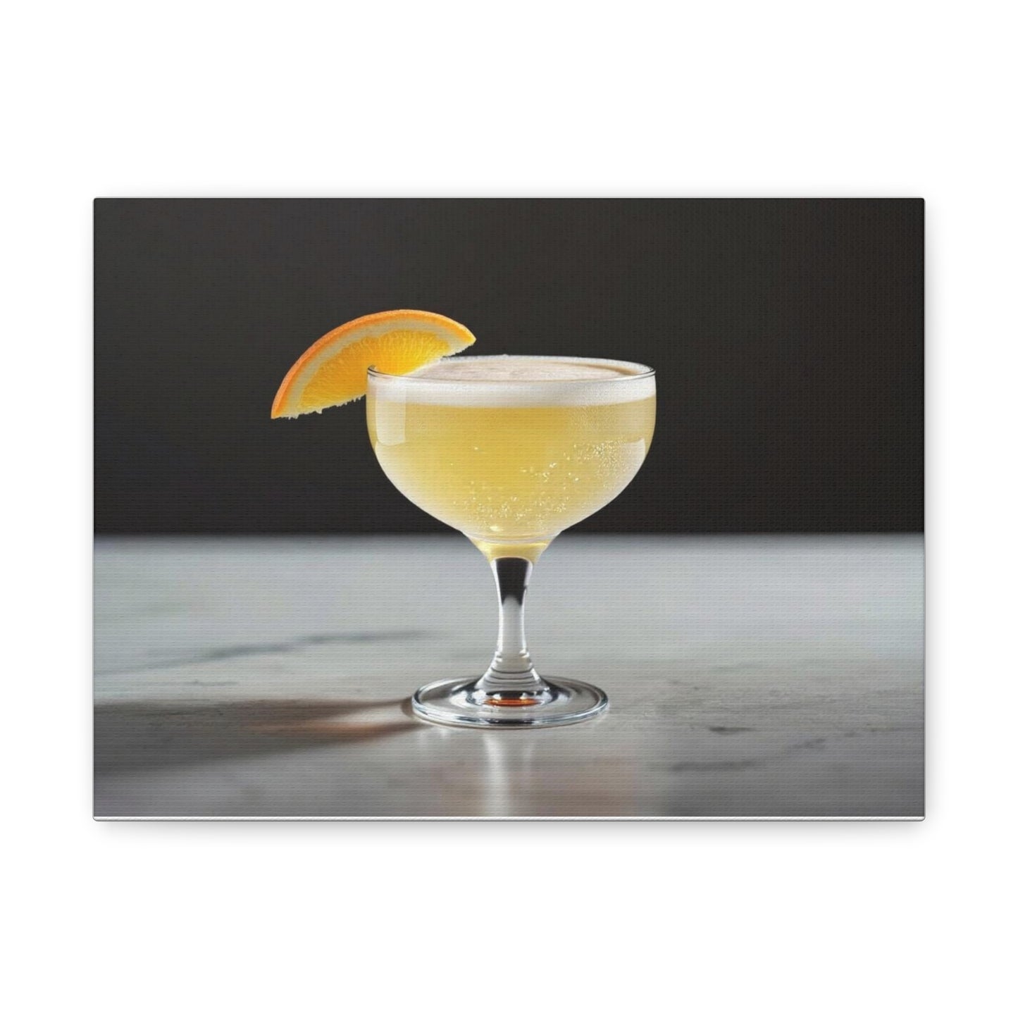 Lemon Drop Martini - Canvas Wall Art