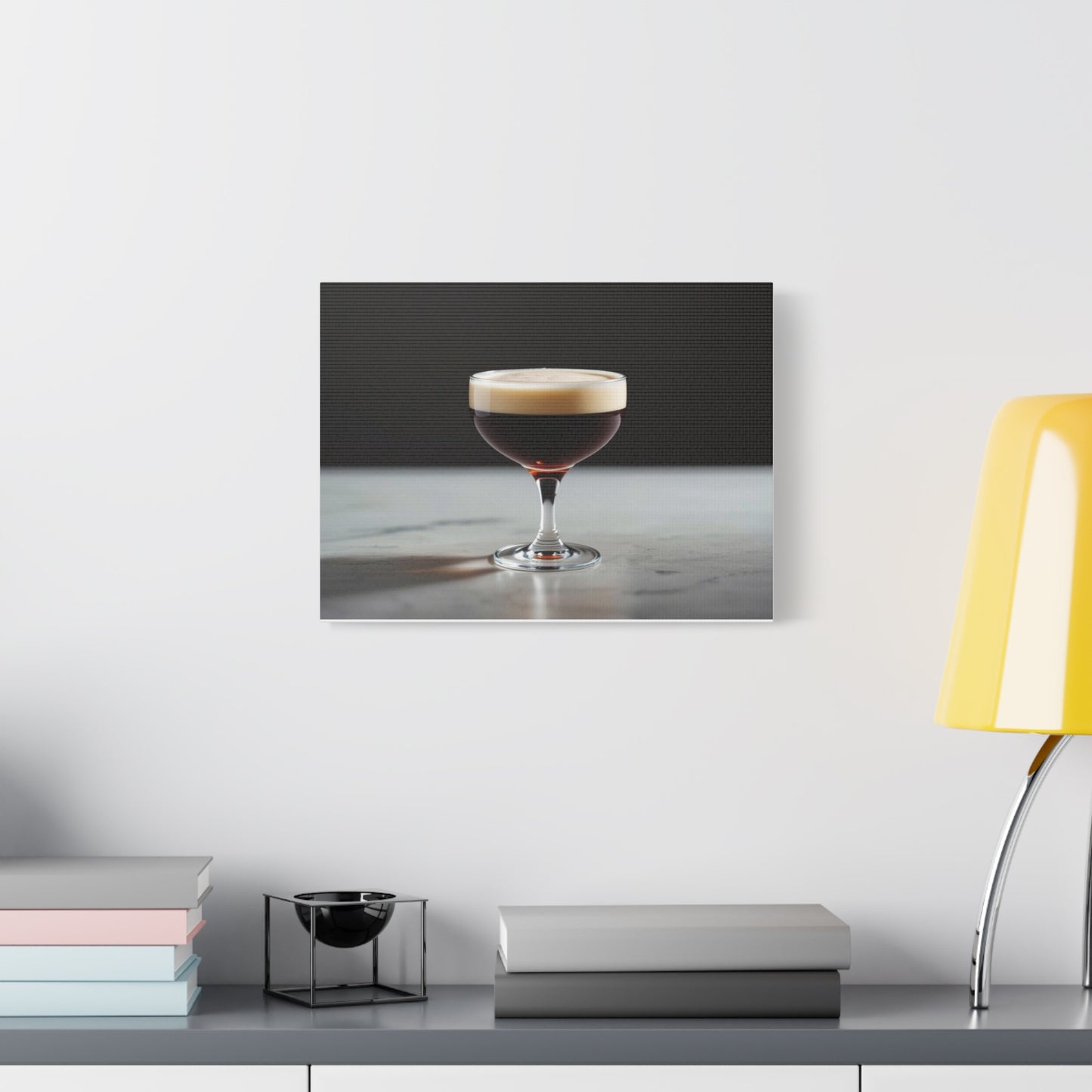 Espresso Martini Cocktail - Canvas Wall Art