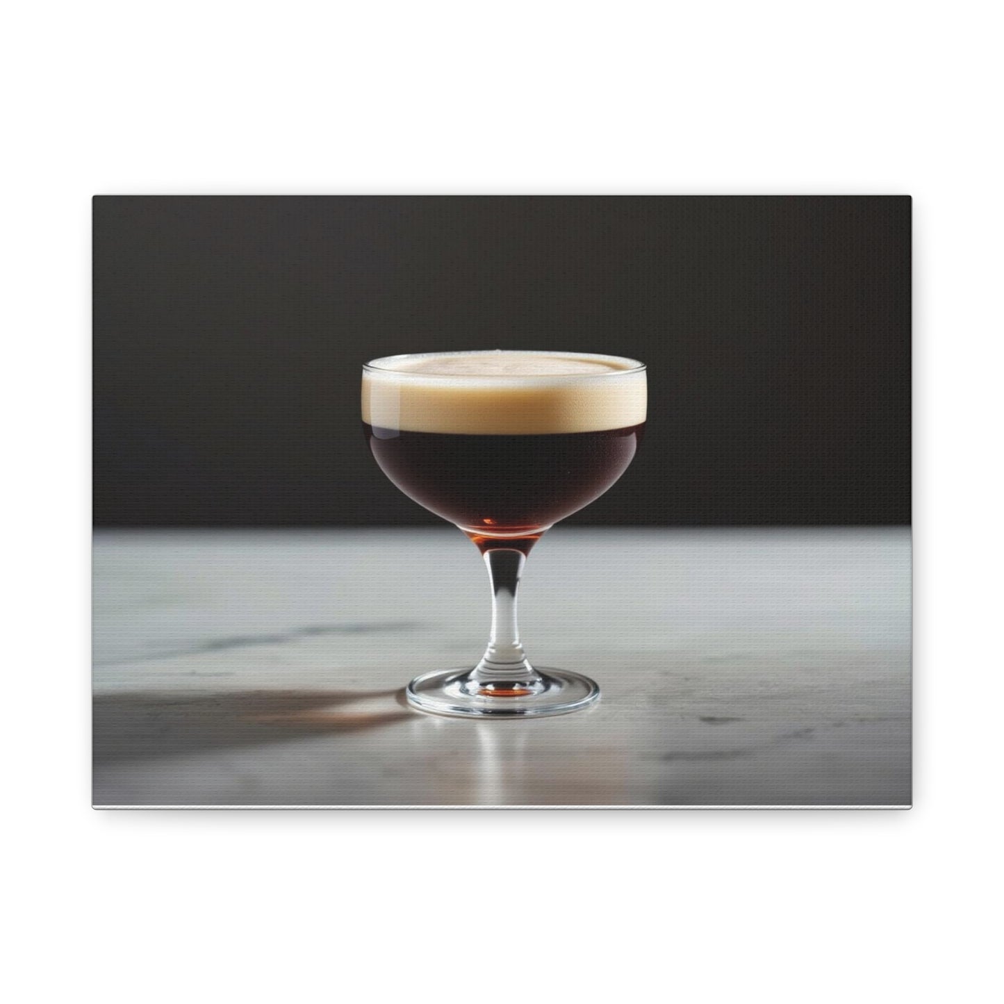 Espresso Martini Cocktail - Canvas Wall Art