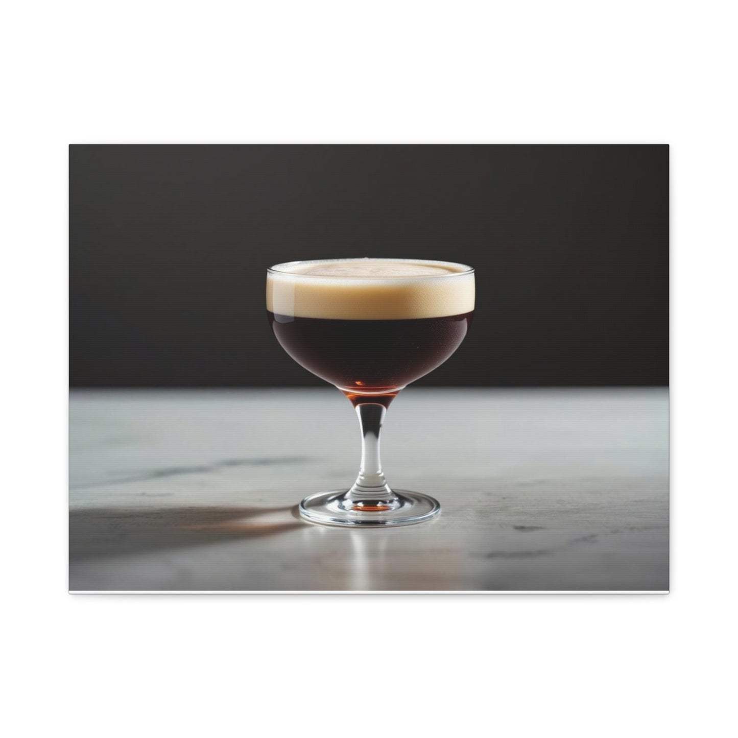 Espresso Martini Cocktail - Canvas Wall Art