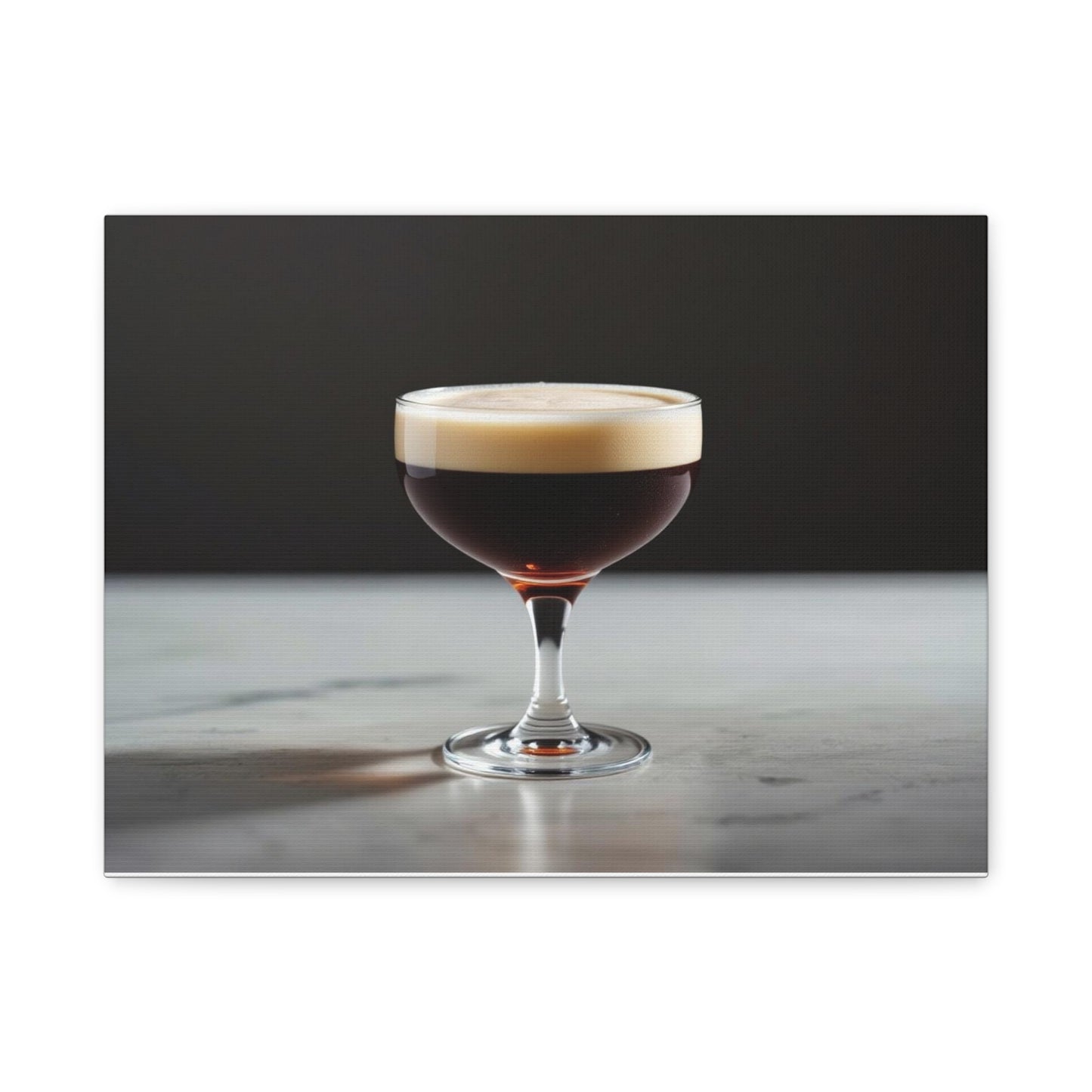 Espresso Martini Cocktail - Canvas Wall Art