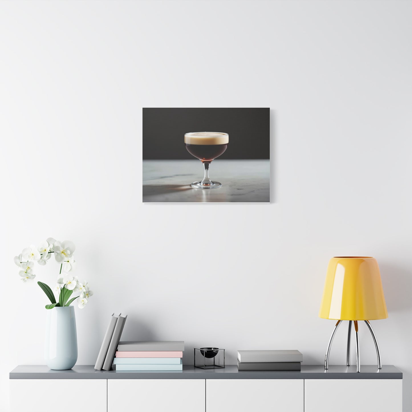 Espresso Martini Cocktail - Canvas Wall Art