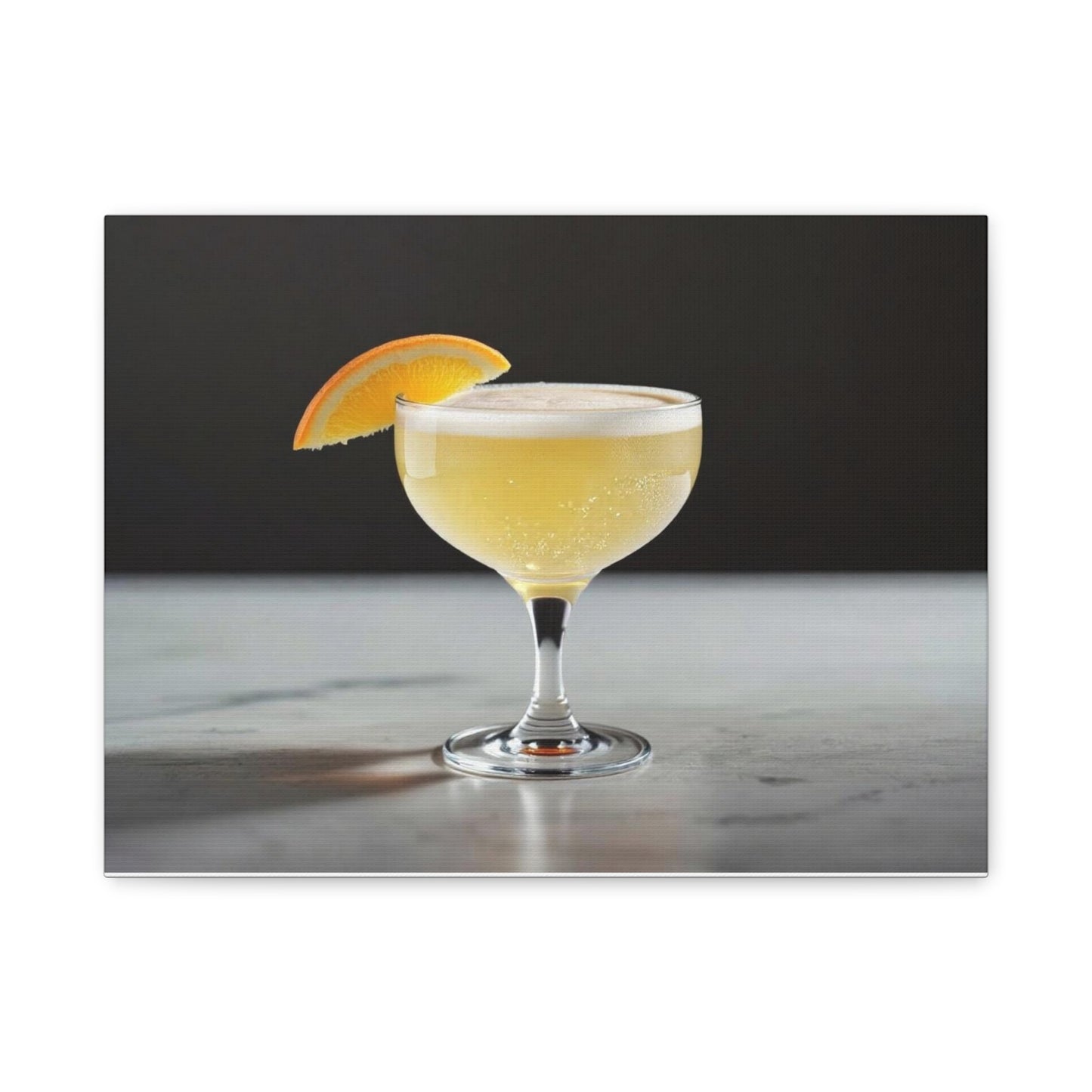 Lemon Drop Martini - Canvas Wall Art