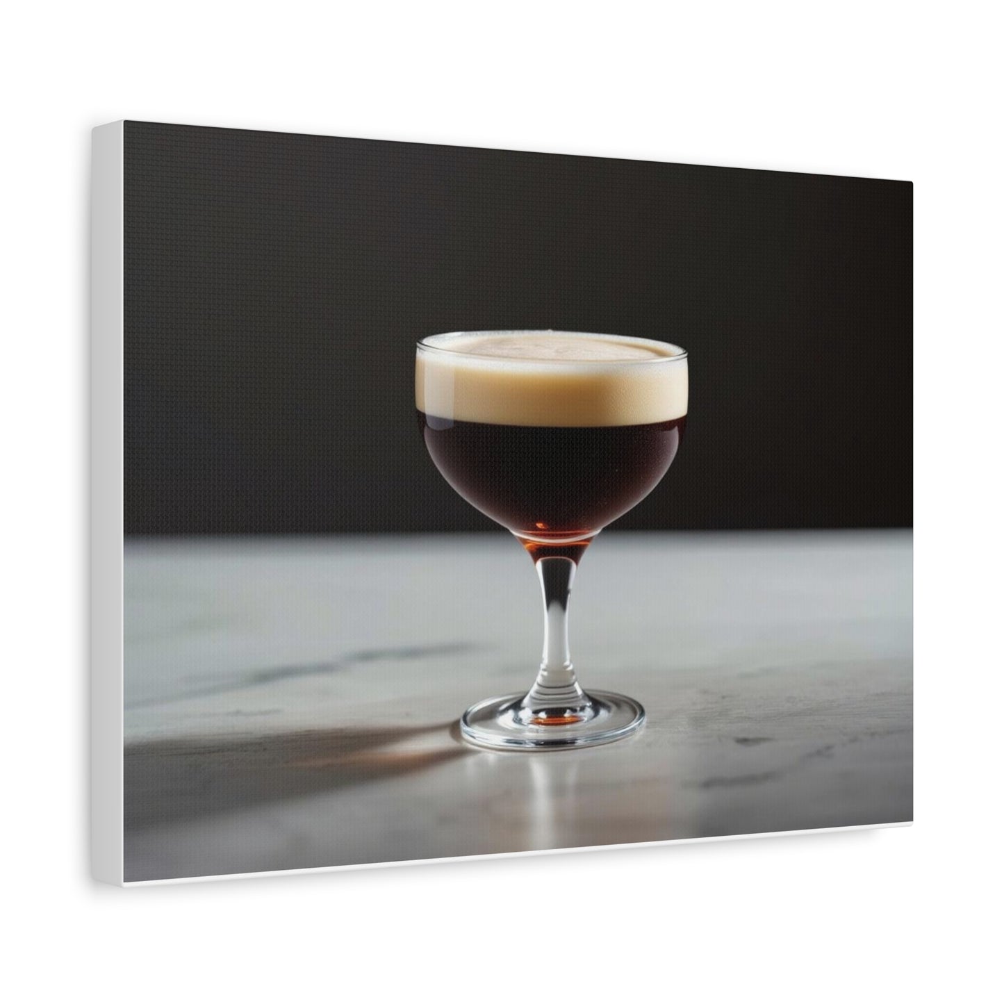 Espresso Martini Cocktail - Canvas Wall Art