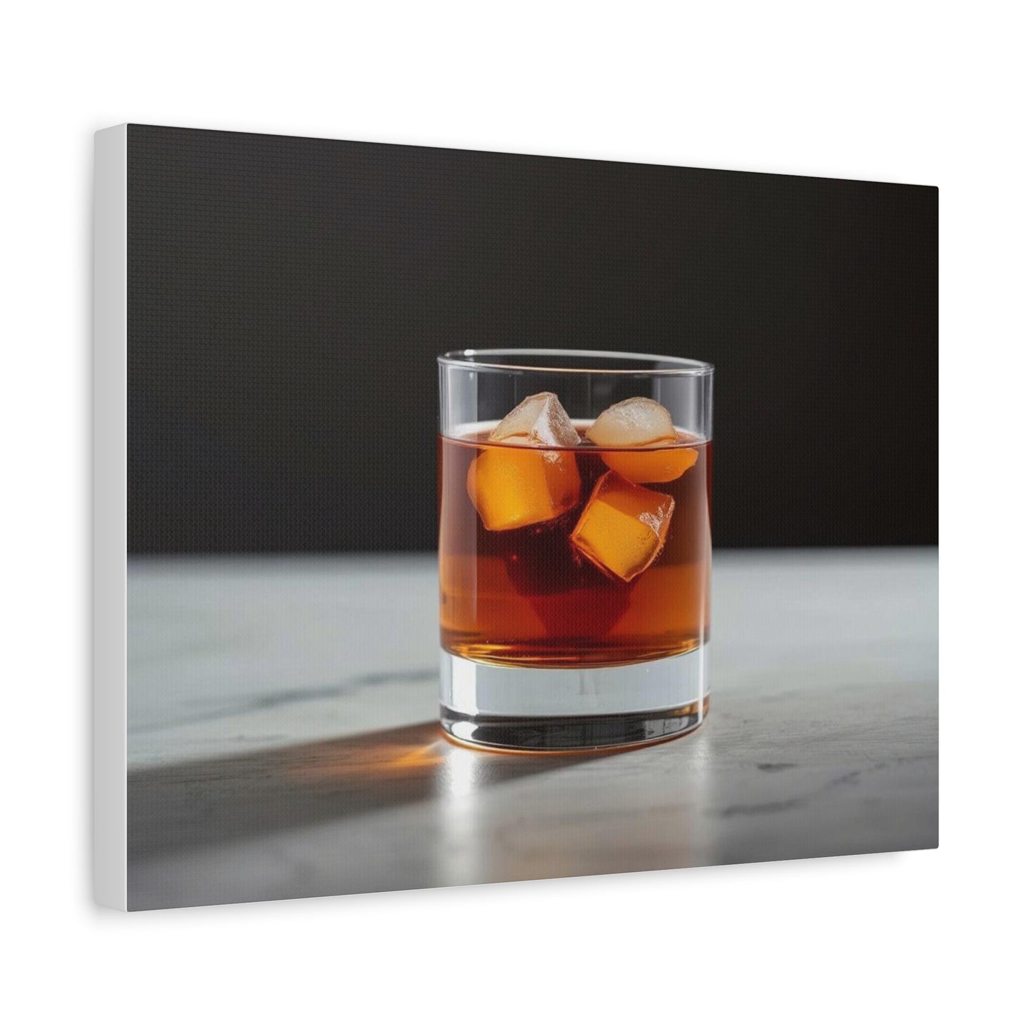 Negroni on the Rocks - Canvas Wall Art