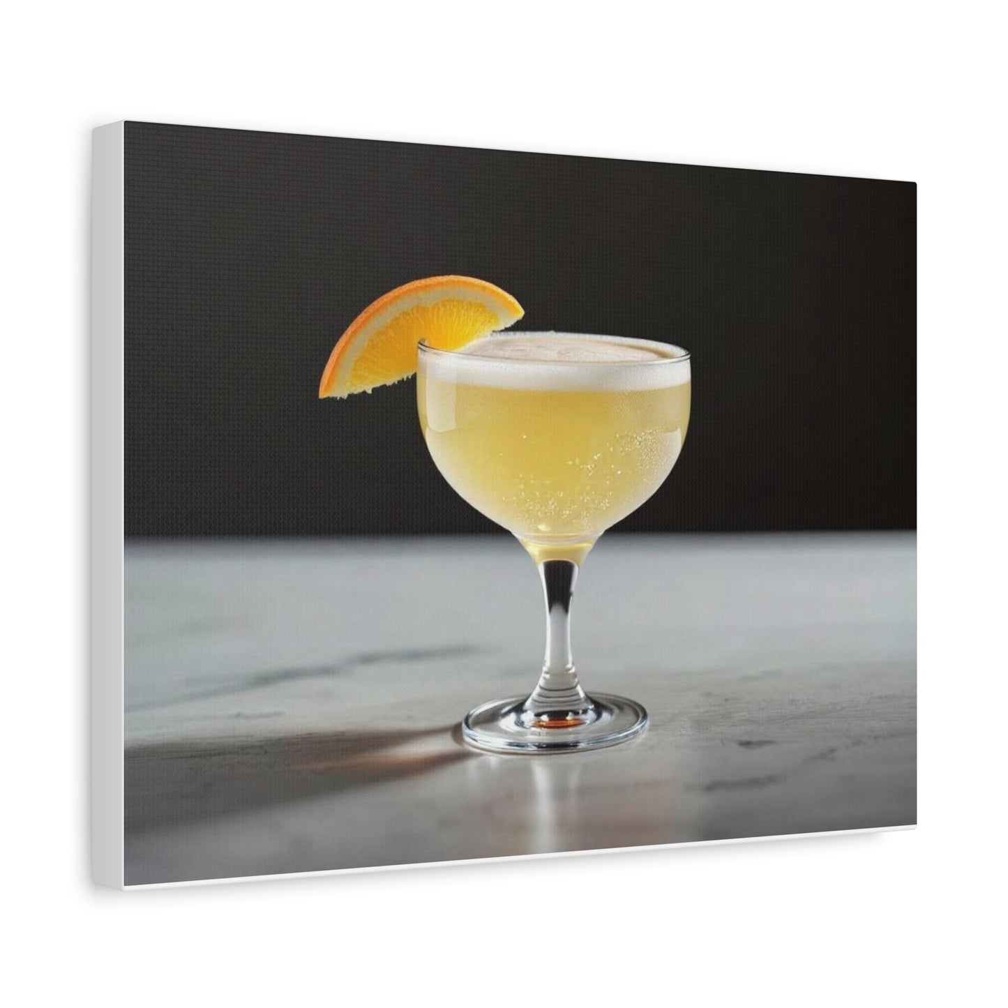 Lemon Drop Martini - Canvas Wall Art