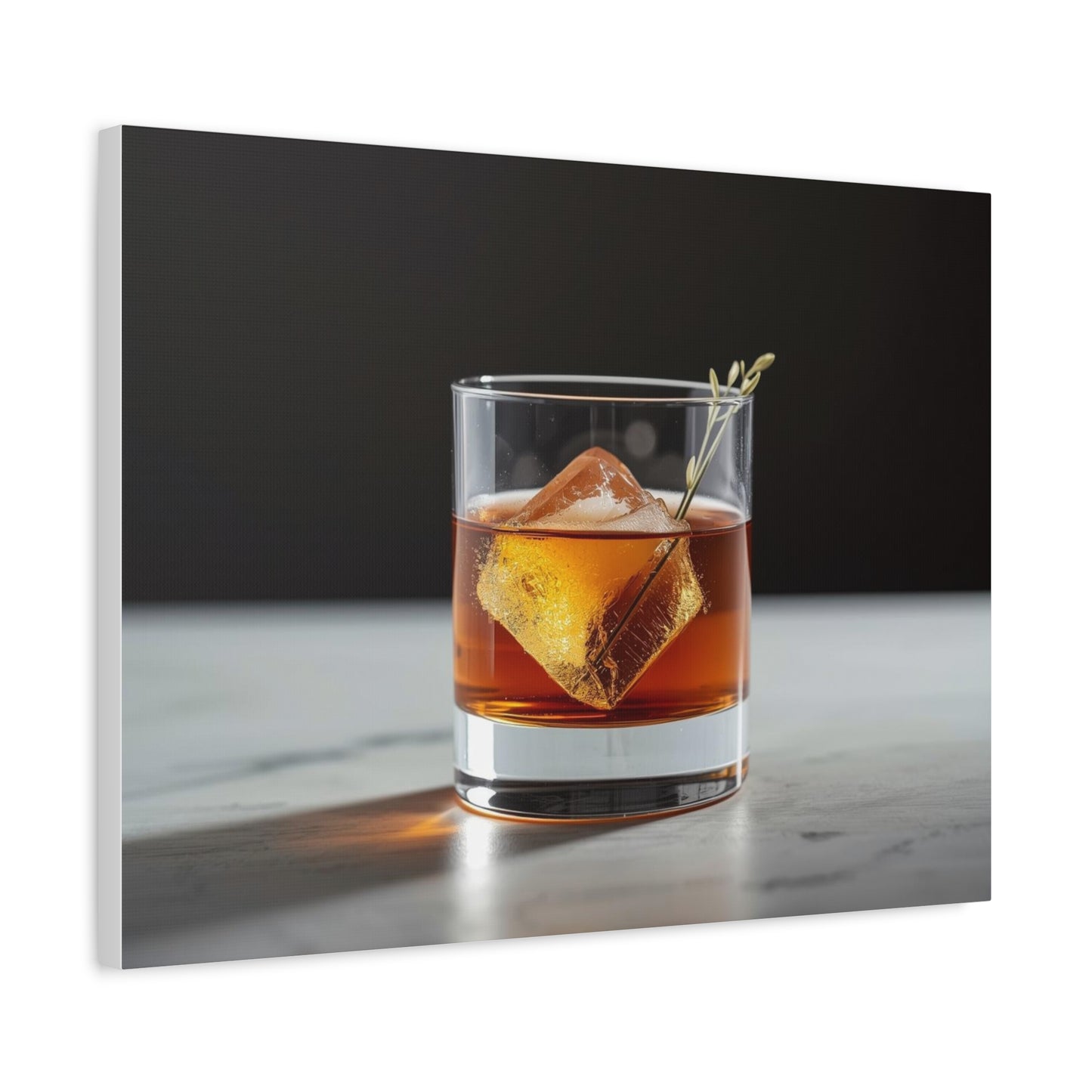 Whiskey Old Fashioned  - Canvas Wall Art