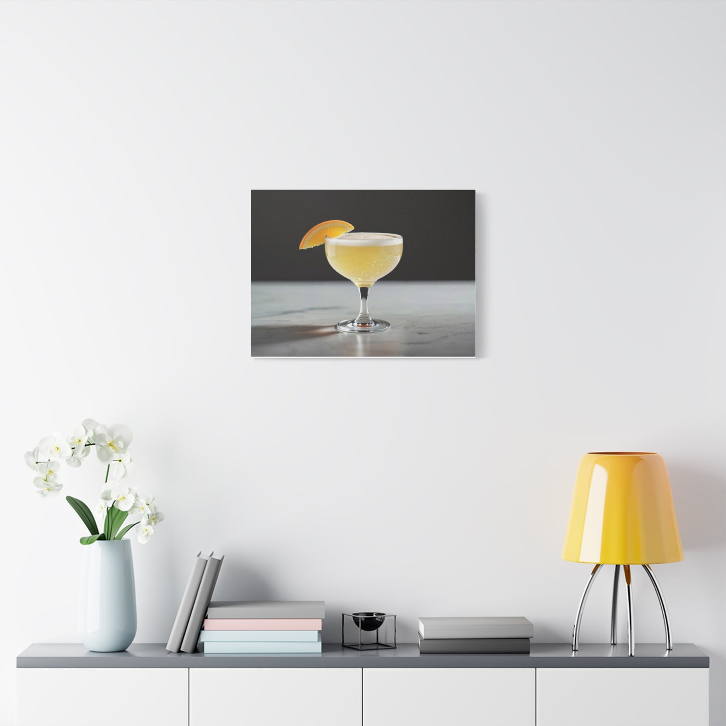 Lemon Drop Martini - Canvas Wall Art