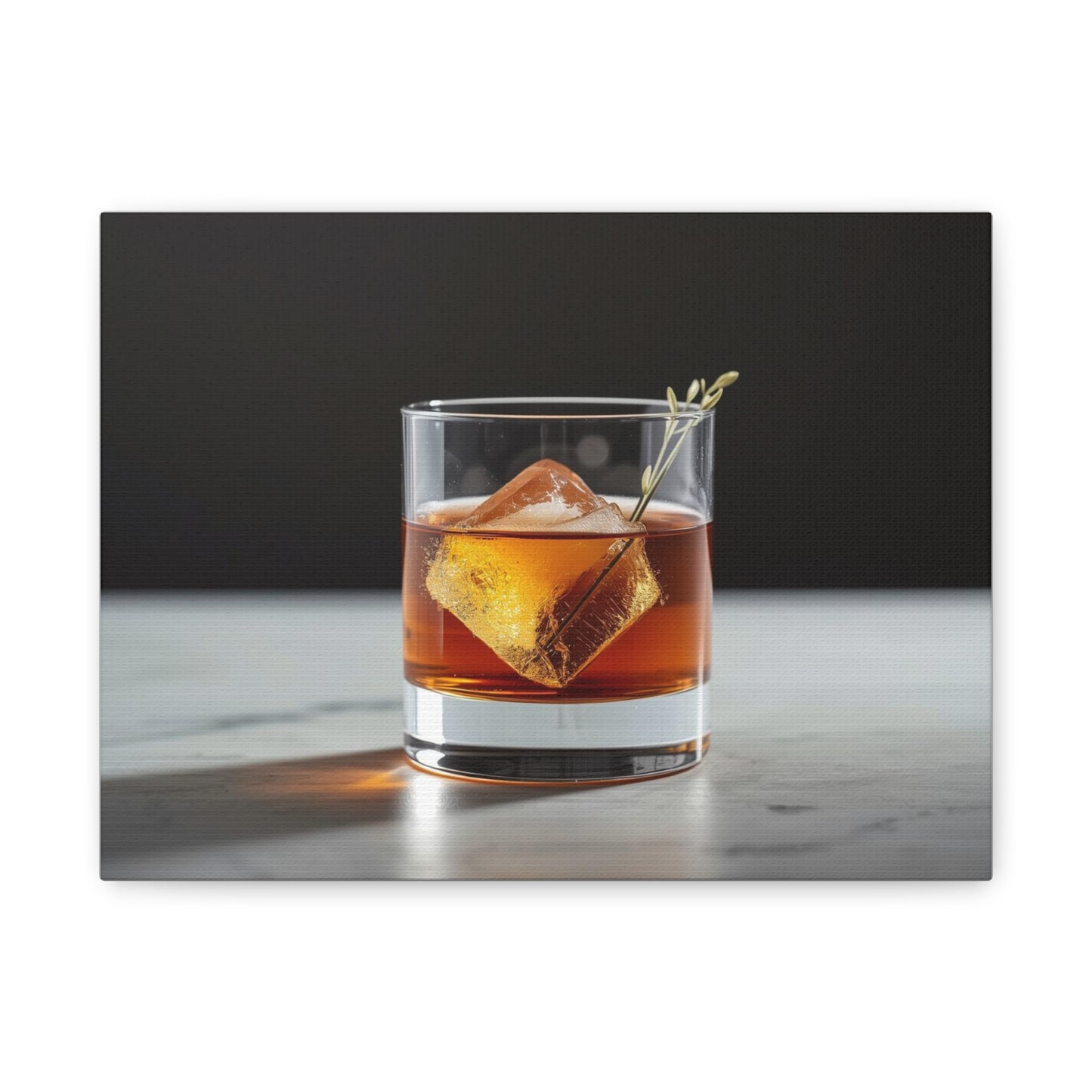 Whiskey Old Fashioned  - Canvas Wall Art