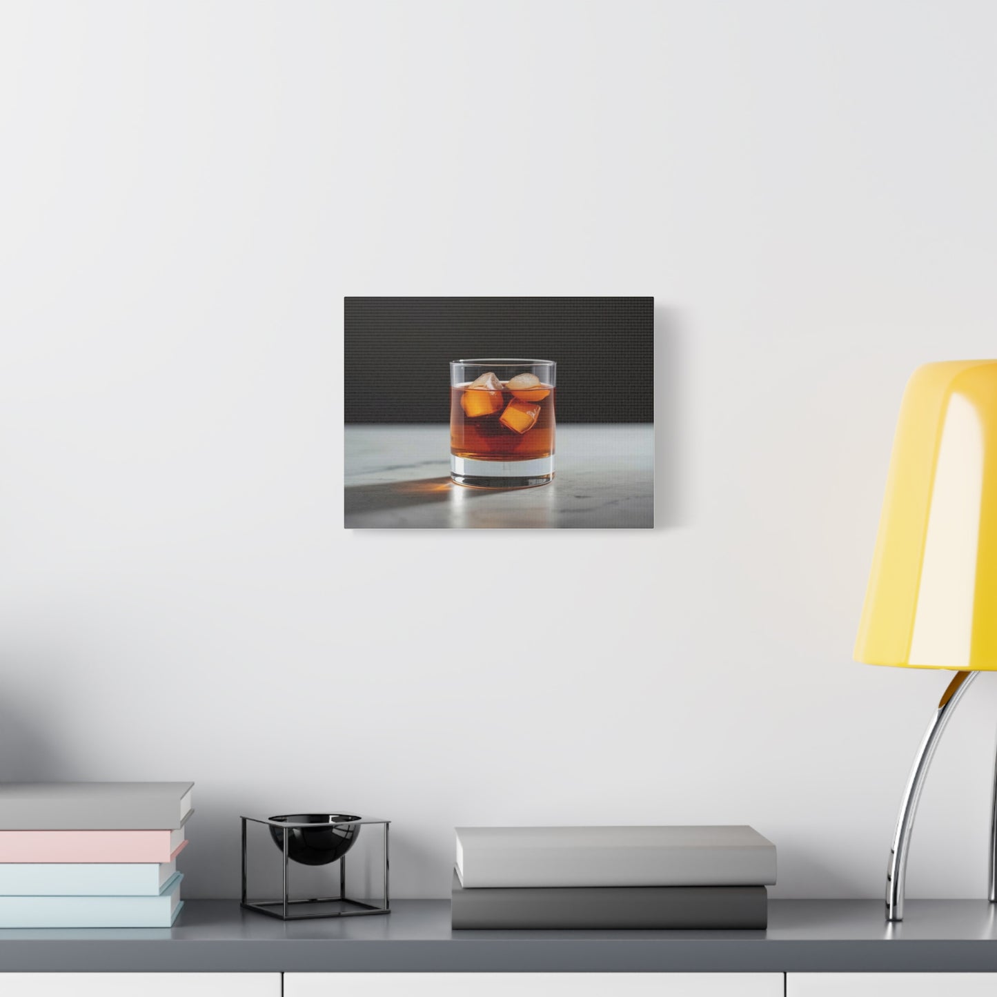 Negroni on the Rocks - Canvas Wall Art