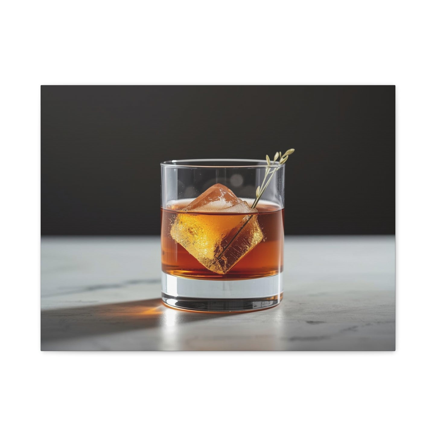 Whiskey Old Fashioned  - Canvas Wall Art
