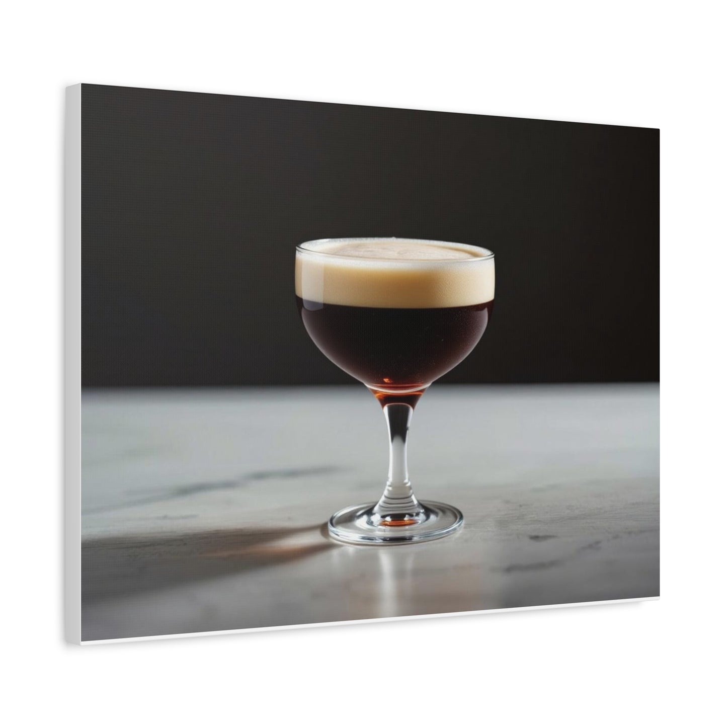Espresso Martini Cocktail - Canvas Wall Art