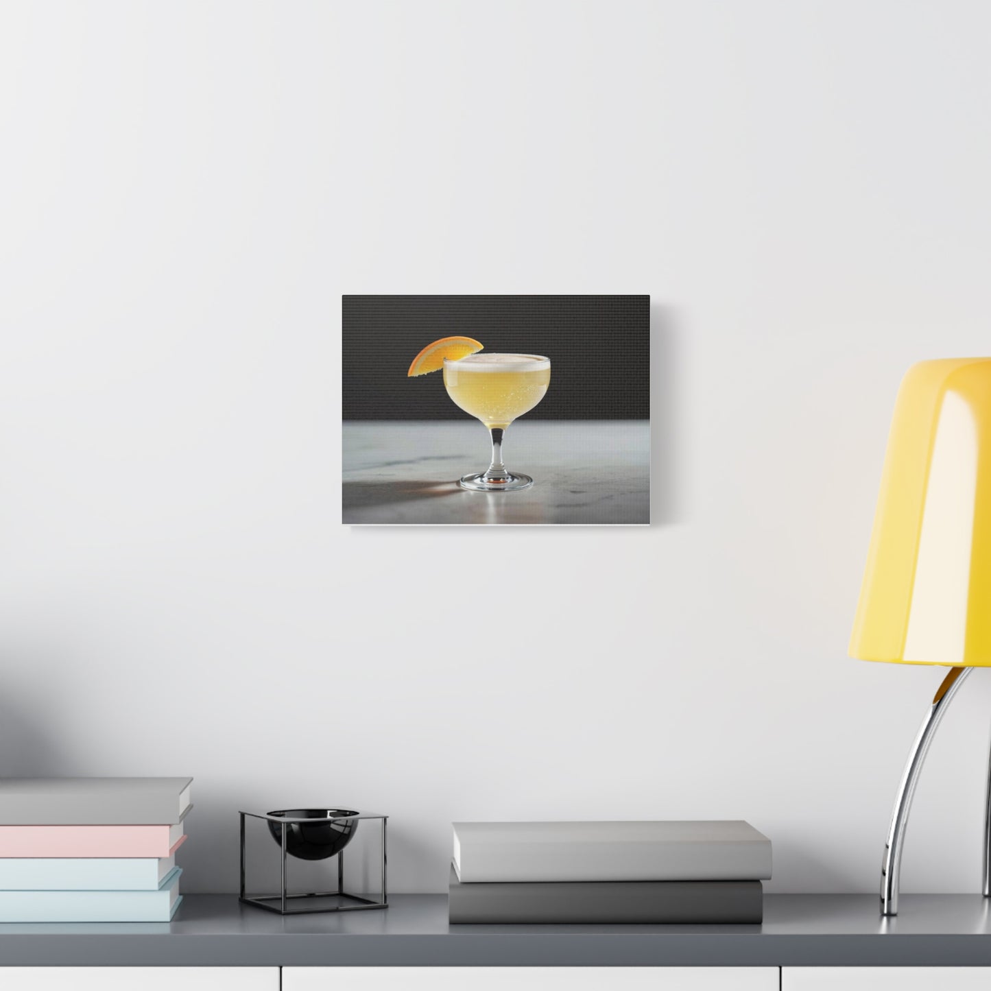 Lemon Drop Martini - Canvas Wall Art