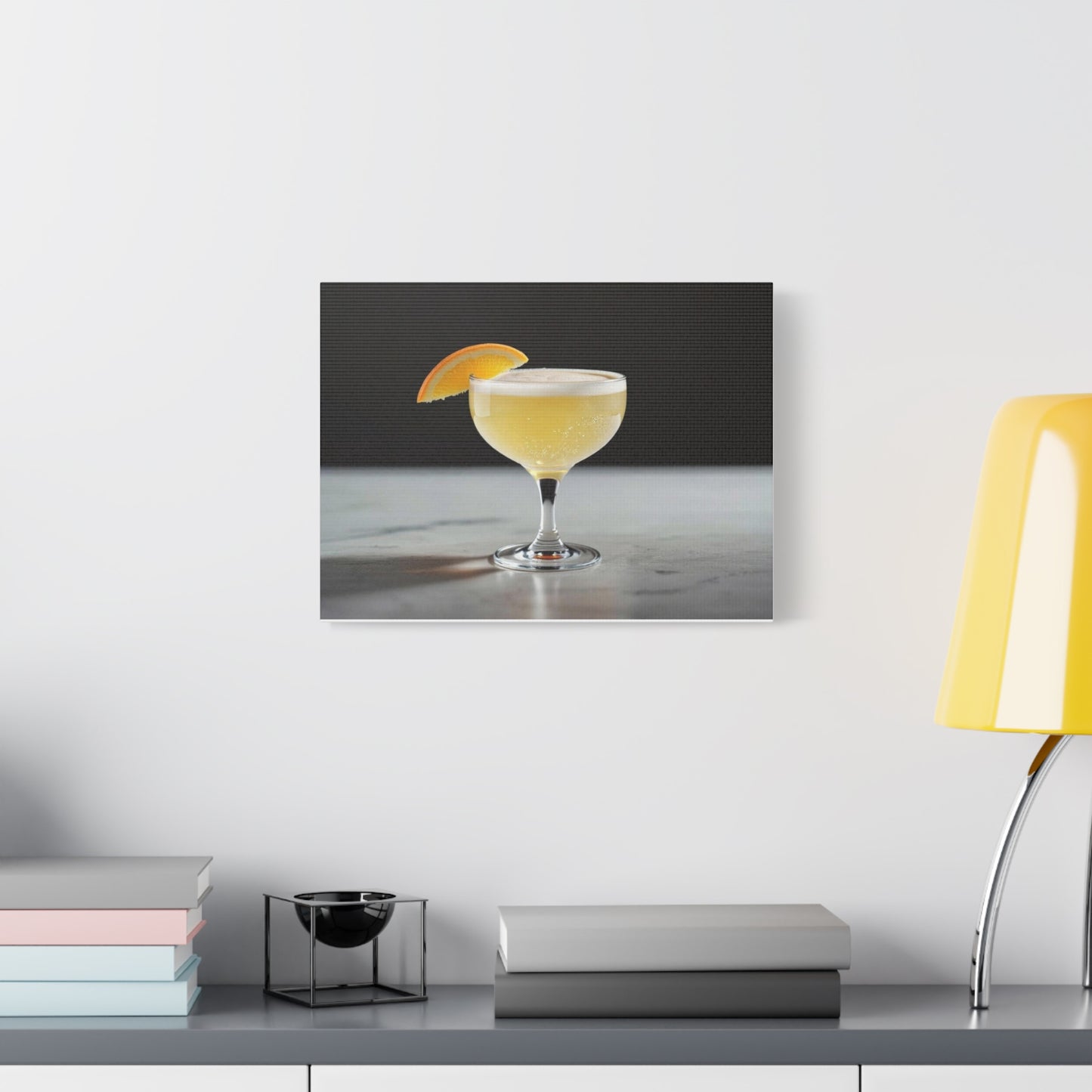 Lemon Drop Martini - Canvas Wall Art